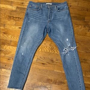 Levi High Wasted Wedgie fit jeans